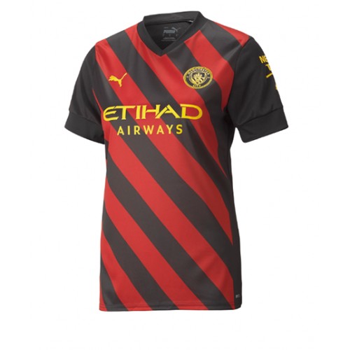 Manchester City Kevin De Bruyne #17 Bortedrakt Kvinner 2022-23 Kortermet Manchester City Kevin De Bruyne #17 Bortedrakt Kvinner 2022-23 Kortermet